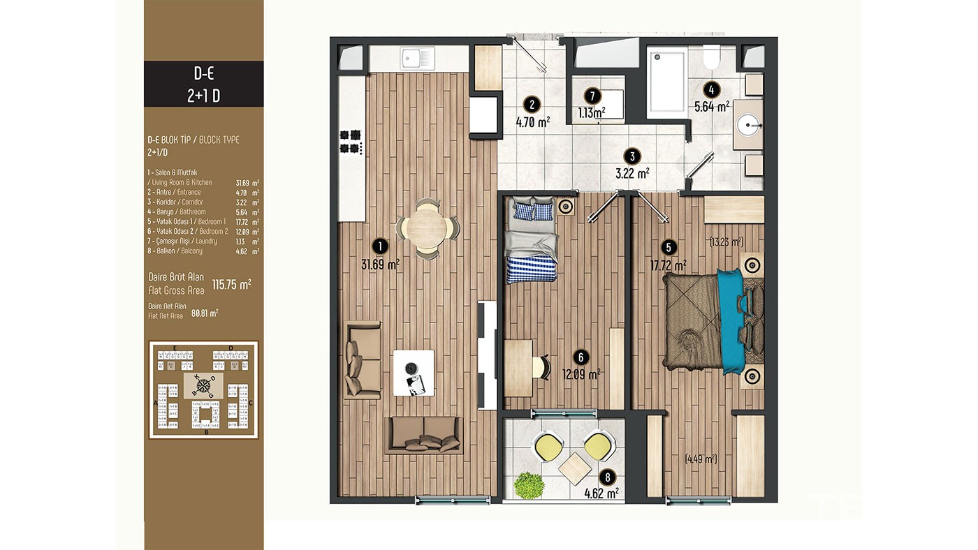 Luxurious Family Concept Apartments for Sale in Istanbul Beylikdüzü - 40403