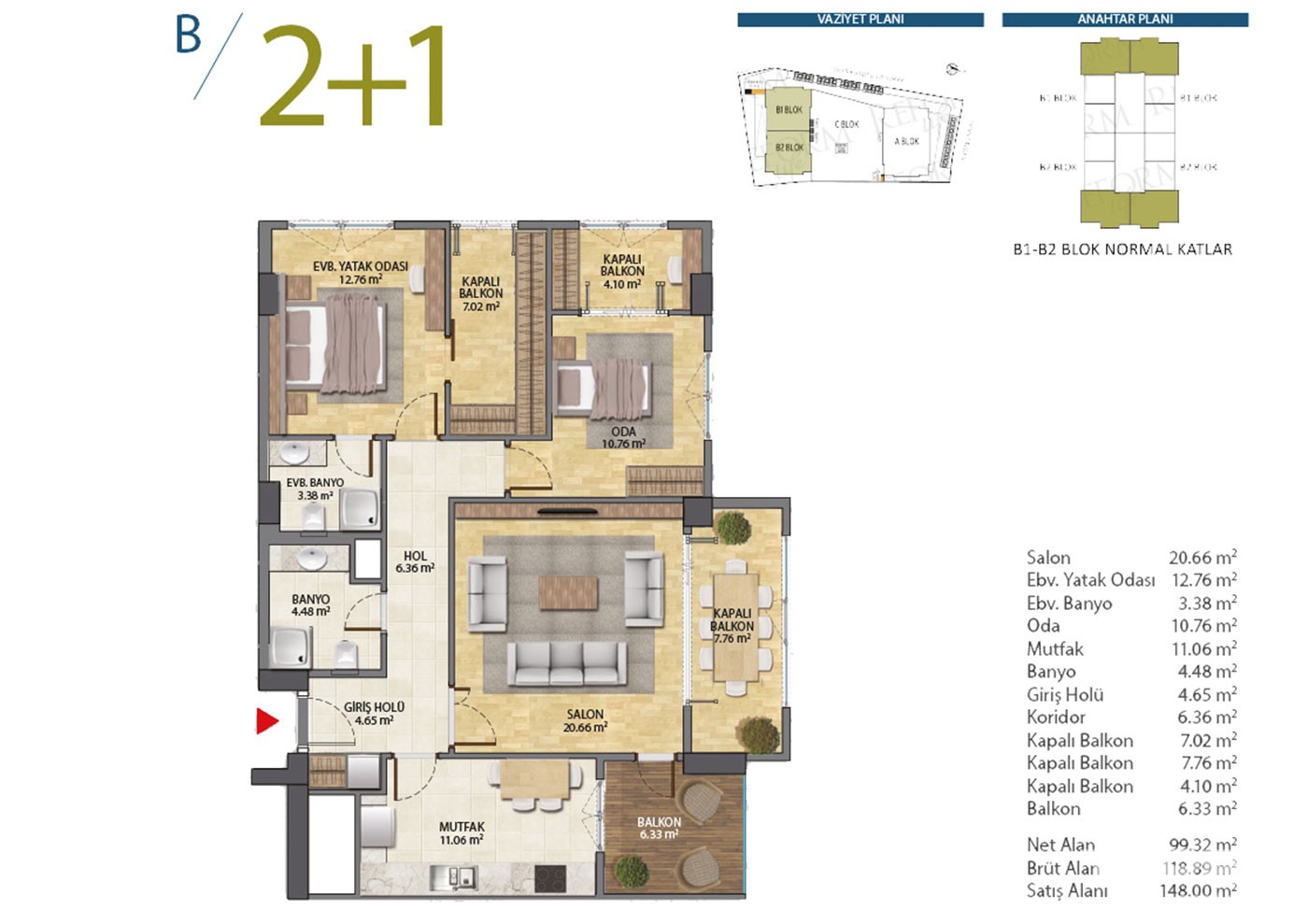 Modern and Comfortable Apartments to Buy in Avcılar Istanbul - 40546