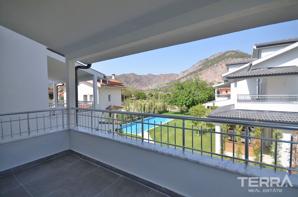 Newly Built Apartments with Shared Pool for Sale in Fethiye Göcek - 40699