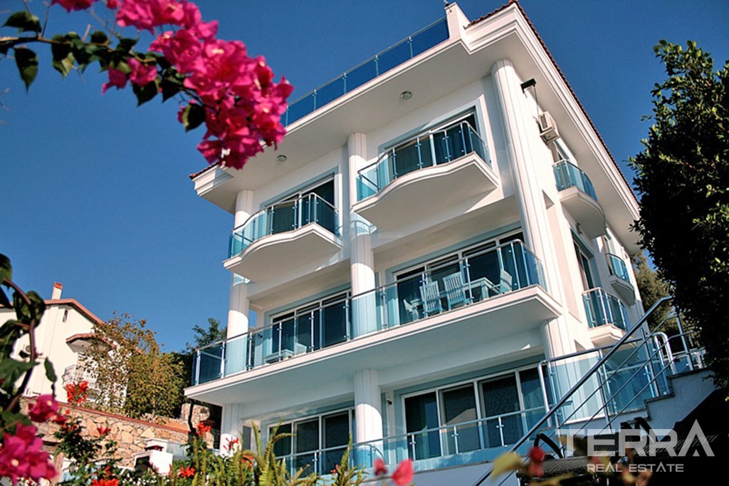 Exclusive Seafront Villa for Sale on Şövaliye Island Fethiye - 40773