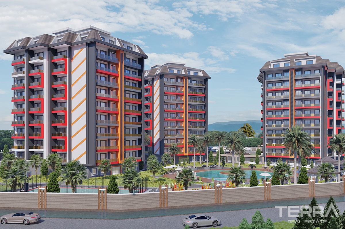 Brand New Bargain Apartments for Sale in Avsallar Alanya - 40855