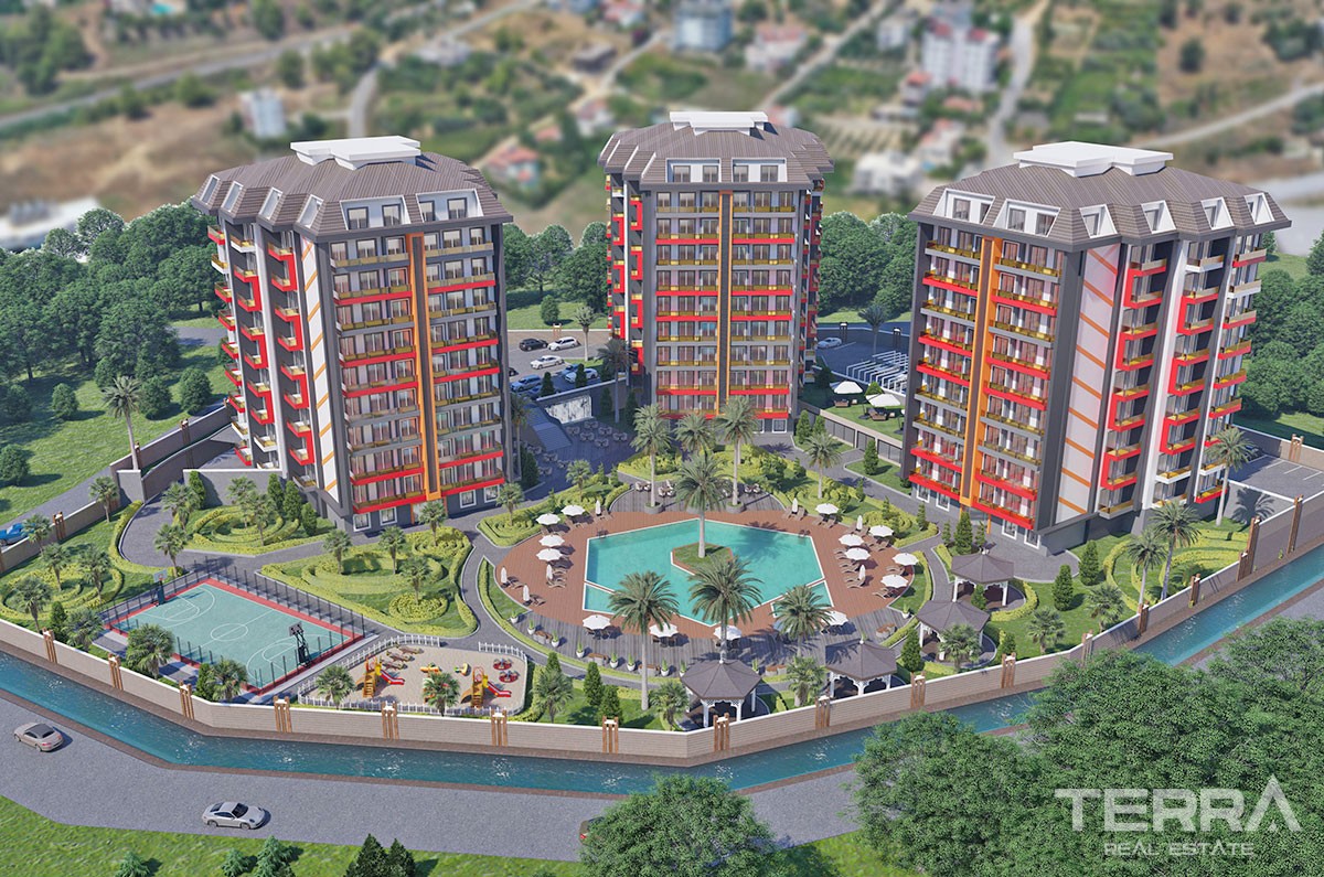 Brand New Bargain Apartments for Sale in Avsallar Alanya - 40856