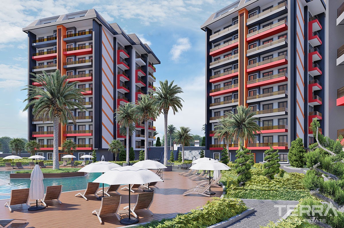 Brand New Bargain Apartments for Sale in Avsallar Alanya - 40857