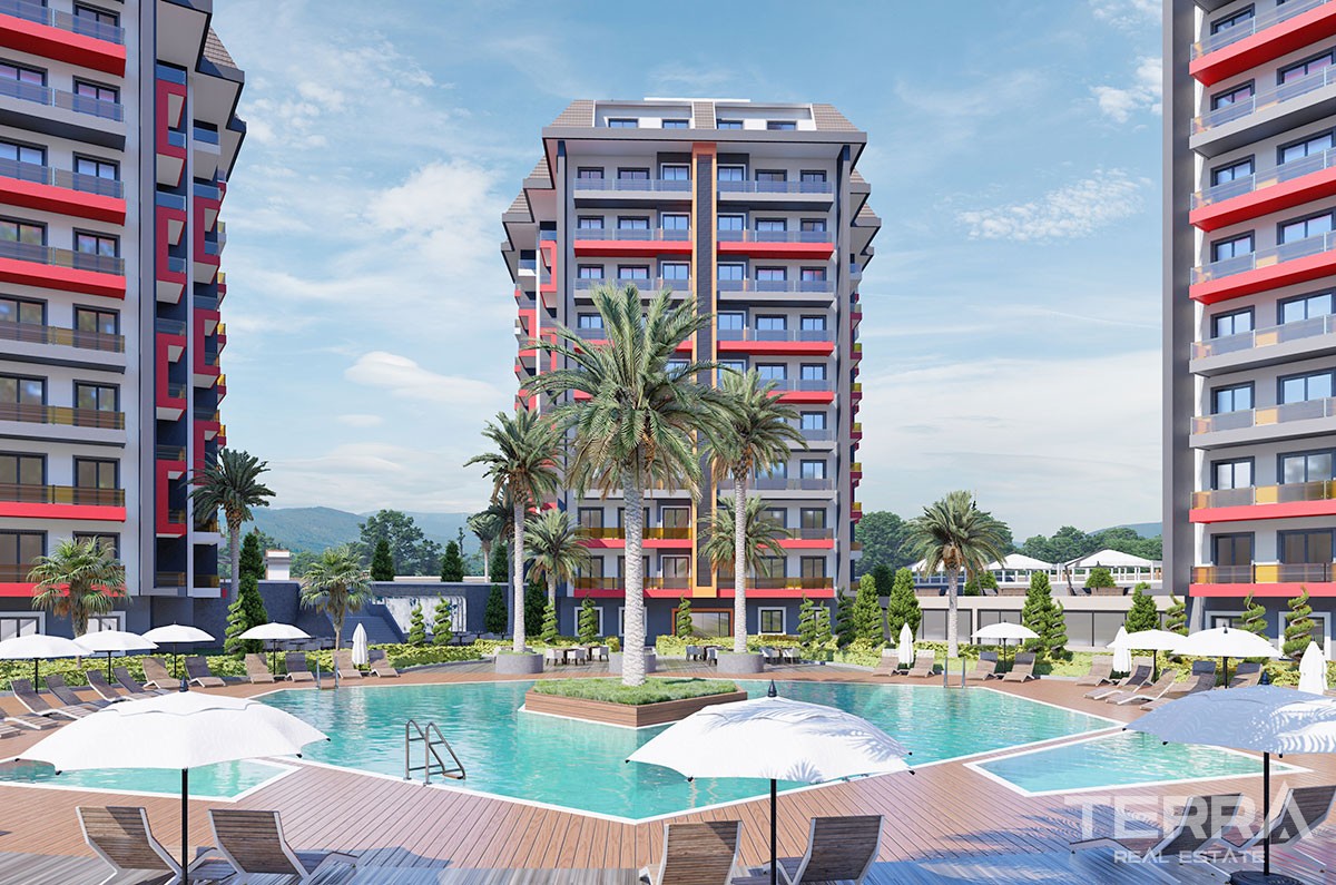 Brand New Bargain Apartments for Sale in Avsallar Alanya - 40858