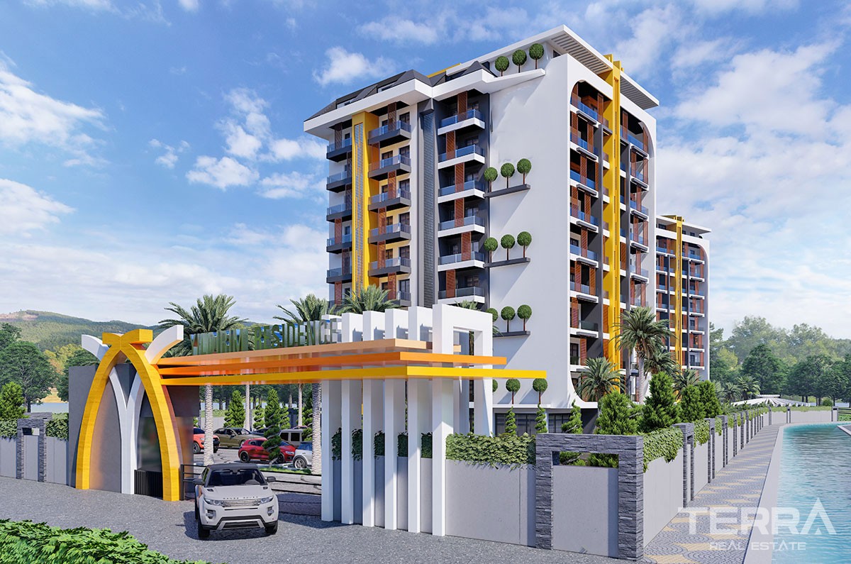 New Flats with Walking Distance to Beach to Buy in Avsallar Alanya - 40890