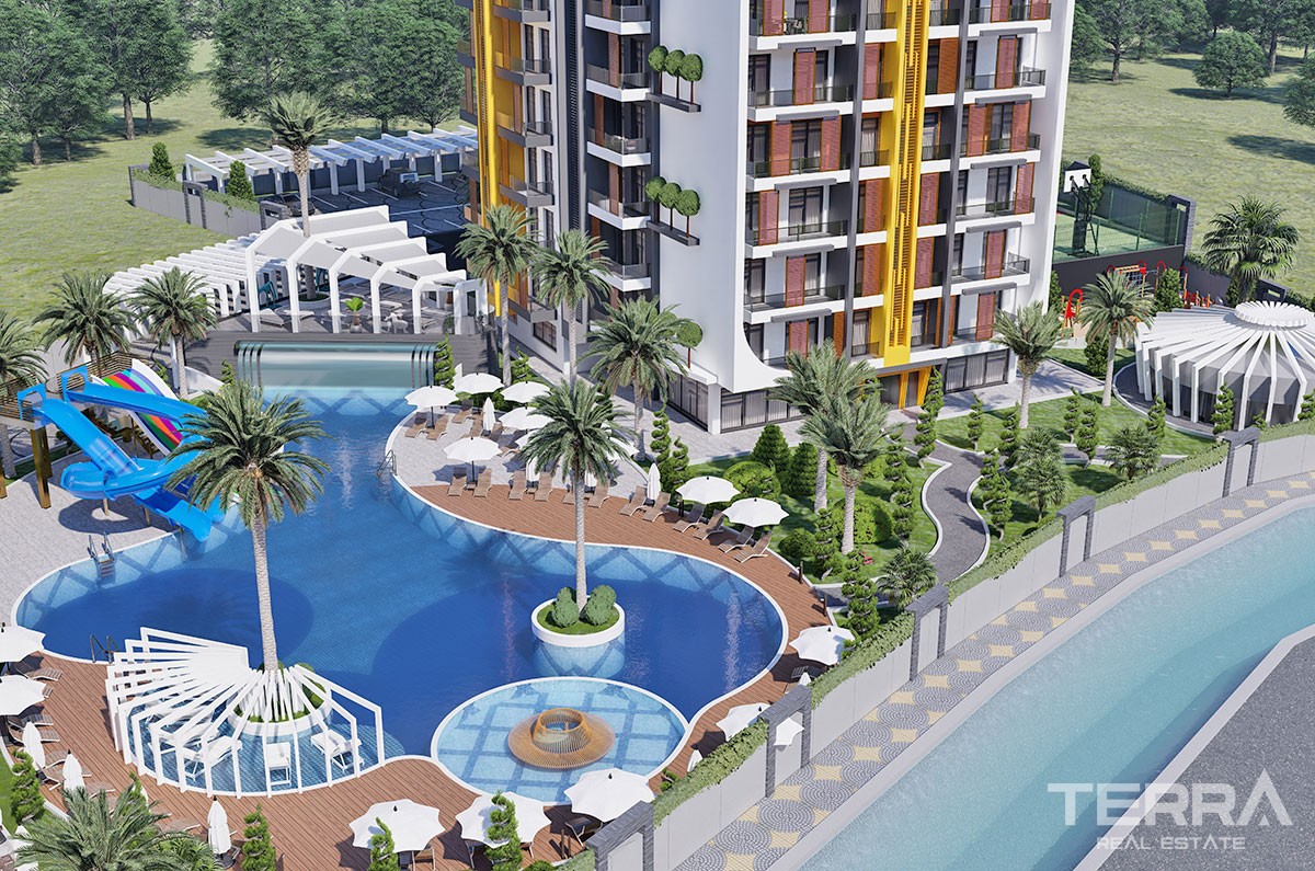 New Flats with Walking Distance to Beach to Buy in Avsallar Alanya - 40896