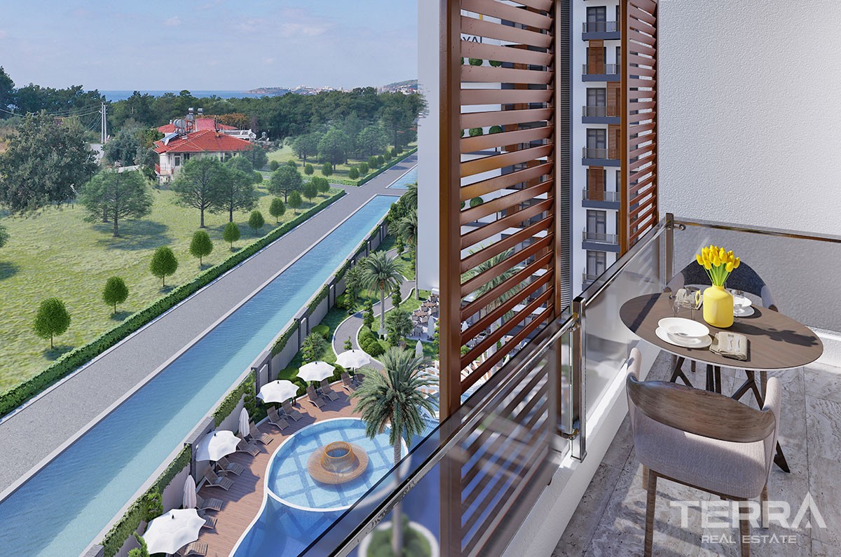 New Flats with Walking Distance to Beach to Buy in Avsallar Alanya - 40901