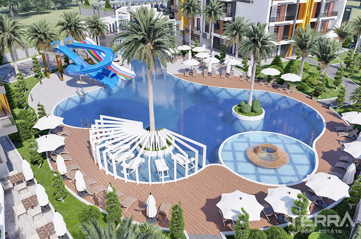 New Flats with Walking Distance to Beach to Buy in Avsallar Alanya - 40906