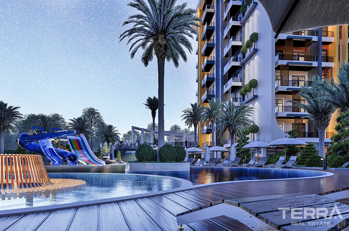 New Flats with Walking Distance to Beach to Buy in Avsallar Alanya - 40911