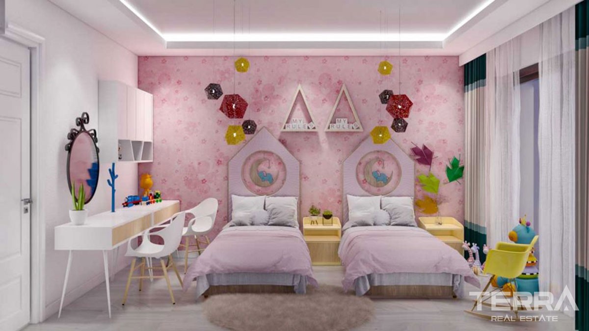 New Flats with Walking Distance to Beach to Buy in Avsallar Alanya - 43217
