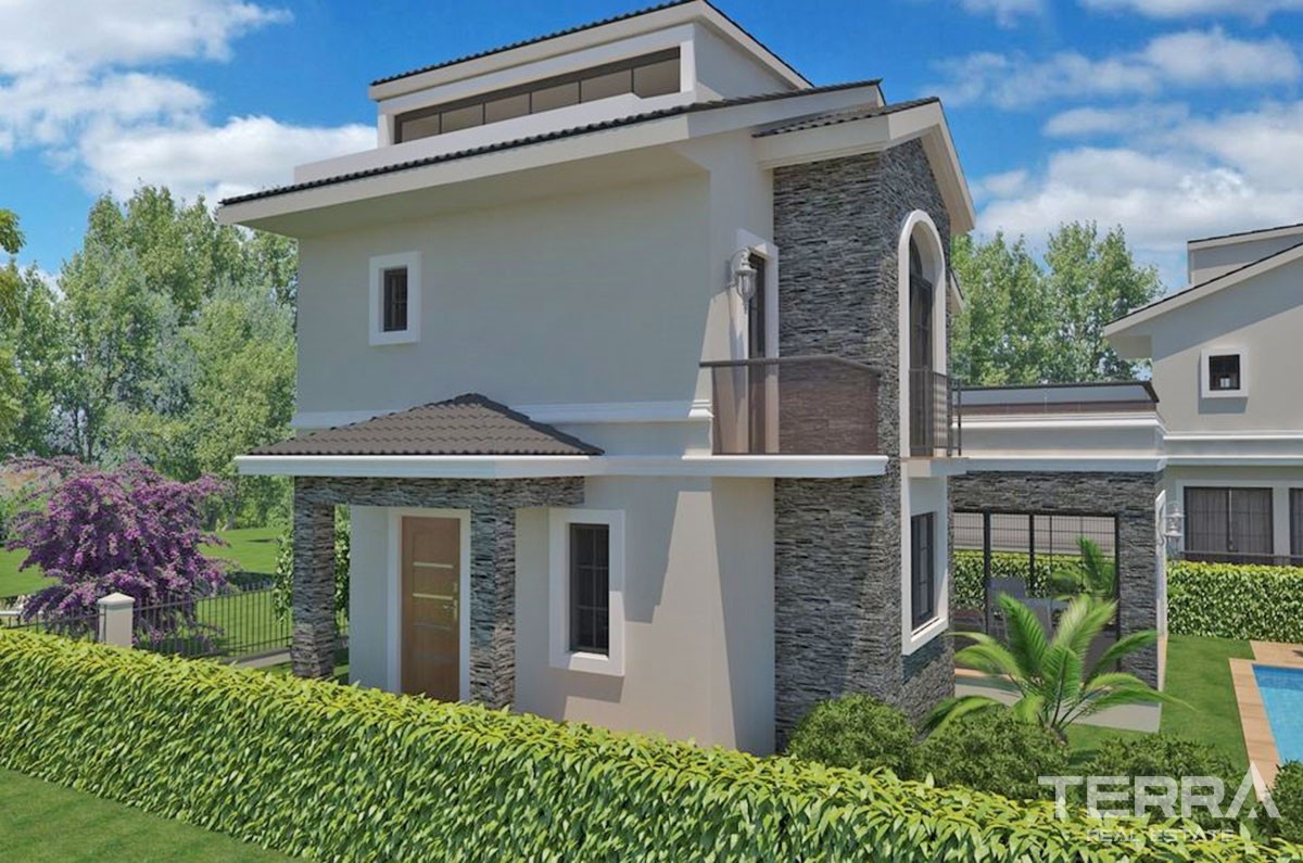 Amazing Villas with Large Garden and Pool for sale in Çalış Fethiye - 40914