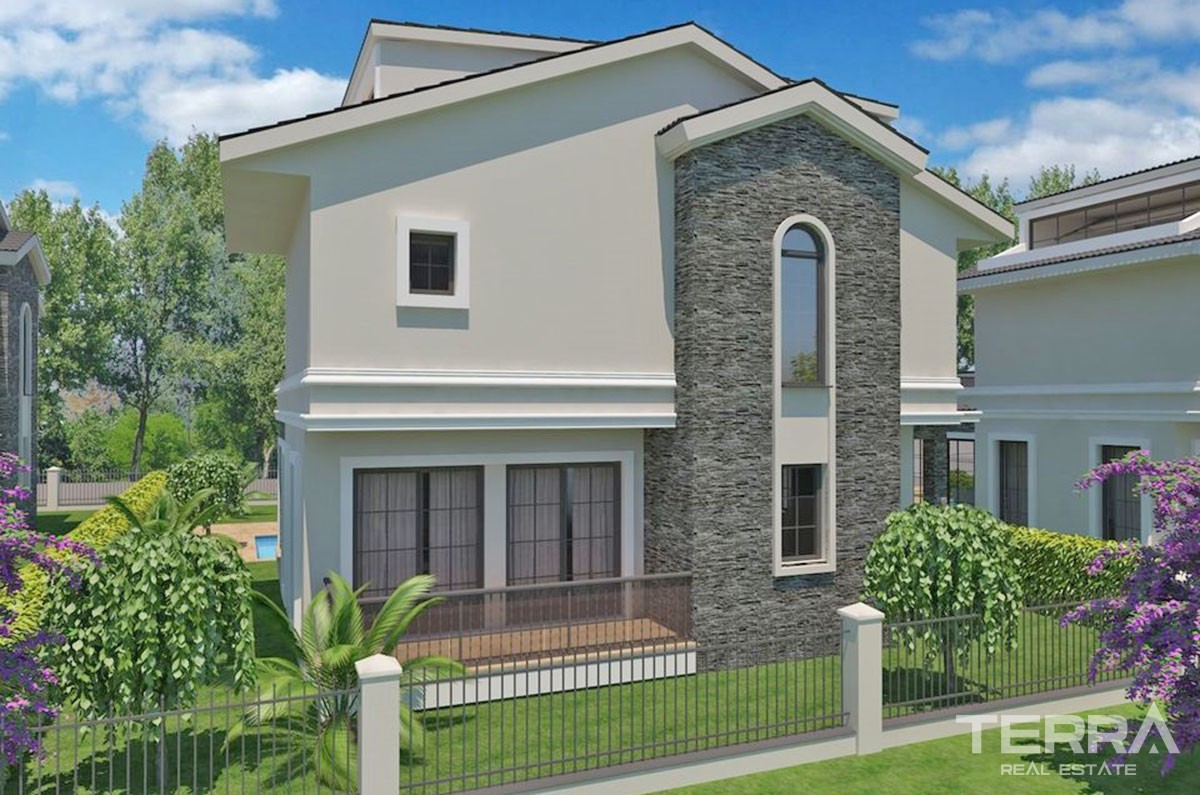 Amazing Villas with Large Garden and Pool for sale in Çalış Fethiye - 40916