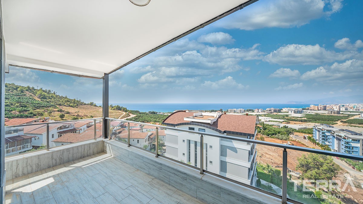 Exclusive Penthouse with Amazing Sea-view for Sale in Alanya Kargıcak - 41034
