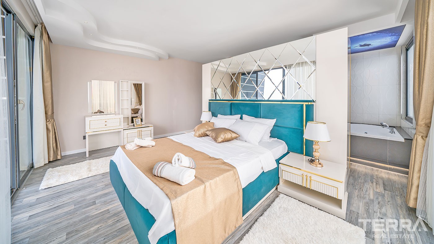 Exclusive Penthouse with Amazing Sea-view for Sale in Alanya Kargıcak - 47296