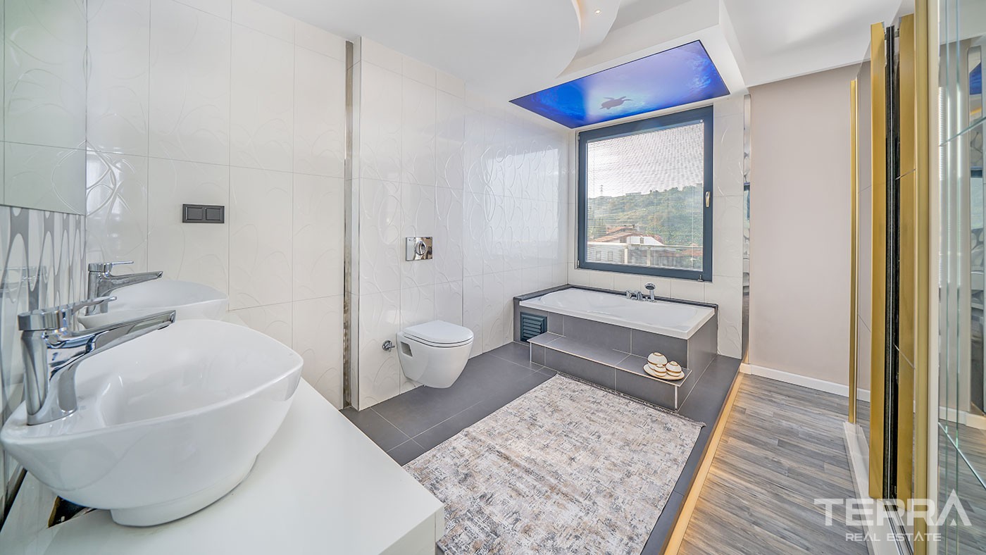 Exclusive Penthouse with Amazing Sea-view for Sale in Alanya Kargıcak - 47298