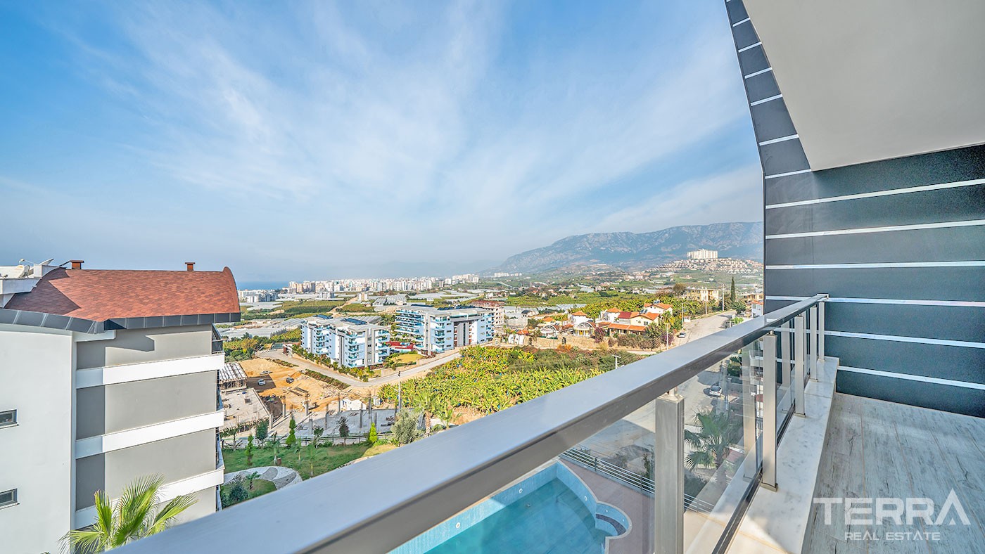 Exclusive Penthouse with Amazing Sea-view for Sale in Alanya Kargıcak - 47307