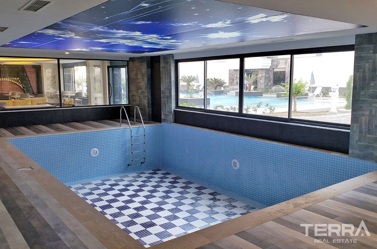 Roomy Penthouse with Stunning Sea-View for Sale in Kargıcak Alanya - 40937