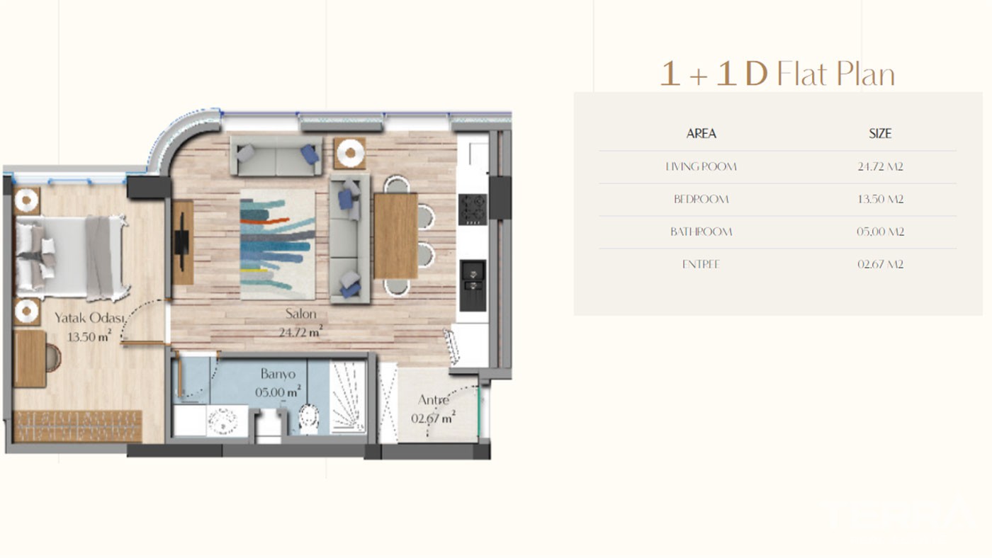 Selected Luxurious Apartments for Sale in Güneşli Istanbul - 41135