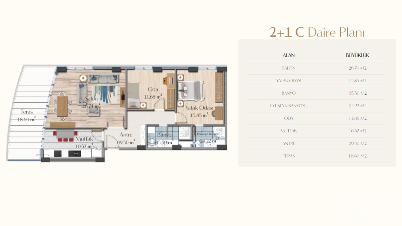 Selected Luxurious Apartments for Sale in Güneşli Istanbul - 41138