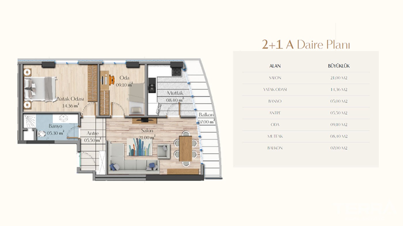 Selected Luxurious Apartments for Sale in Güneşli Istanbul - 41143