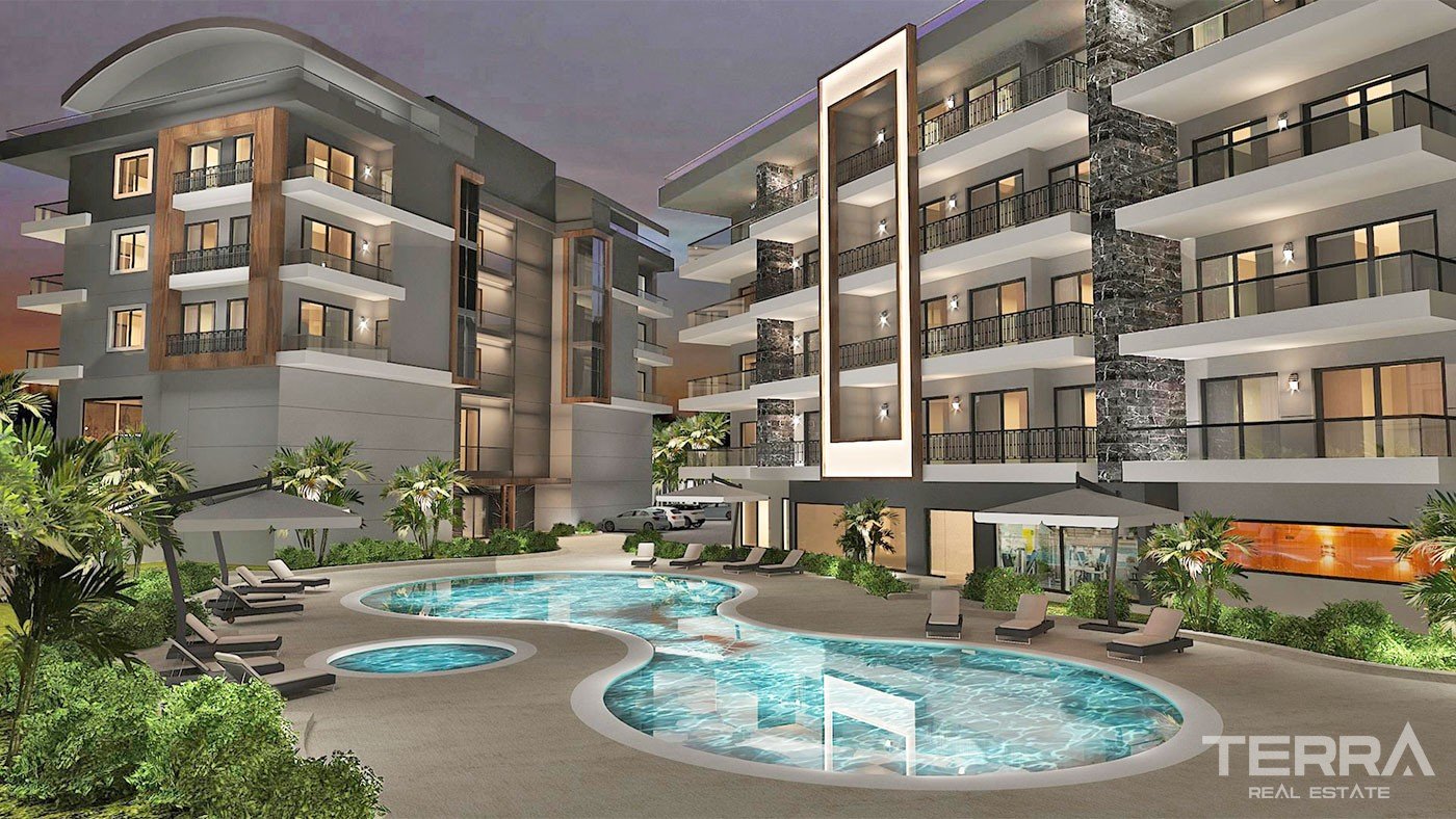 Bargain Apartments with Social Amenities for Sale in Alanya Oba
