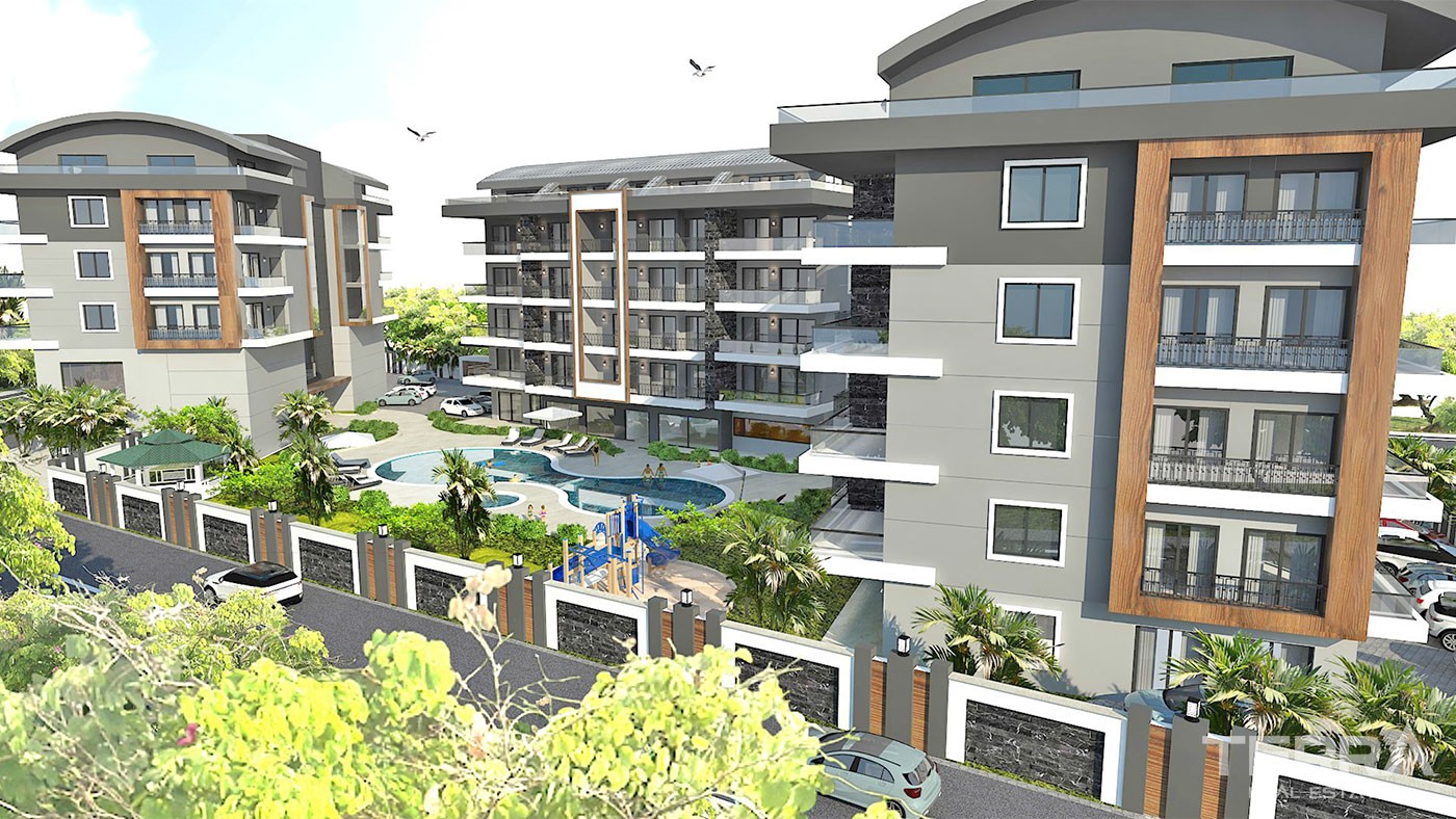 Bargain Apartments with Social Amenities for Sale in Alanya Oba - 41153