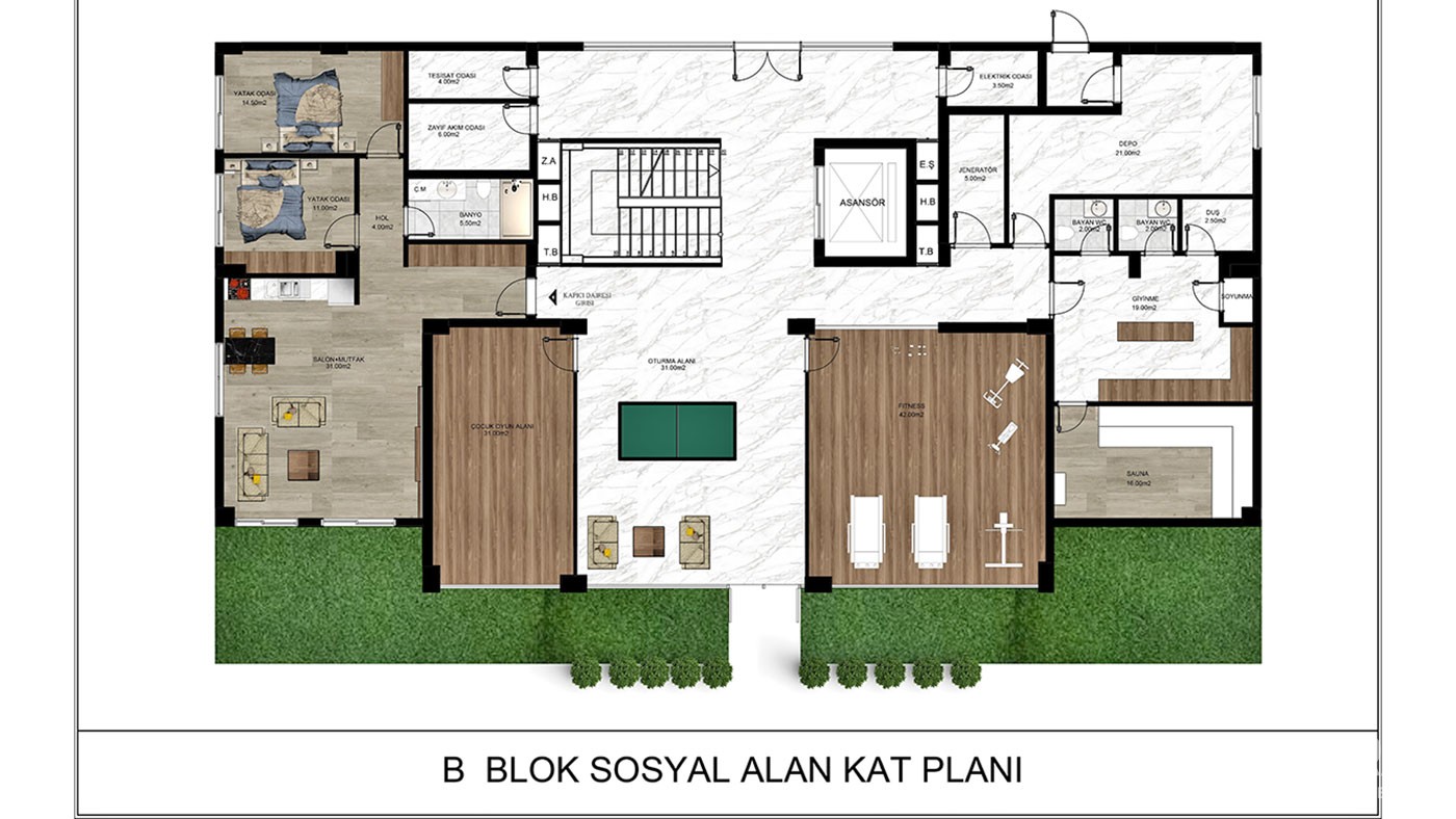 Bargain Apartments with Social Amenities for Sale in Alanya Oba - 41157