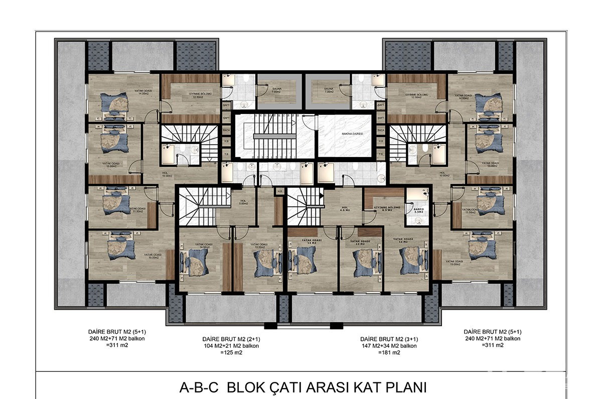 Bargain Apartments with Social Amenities for Sale in Alanya Oba - 41159
