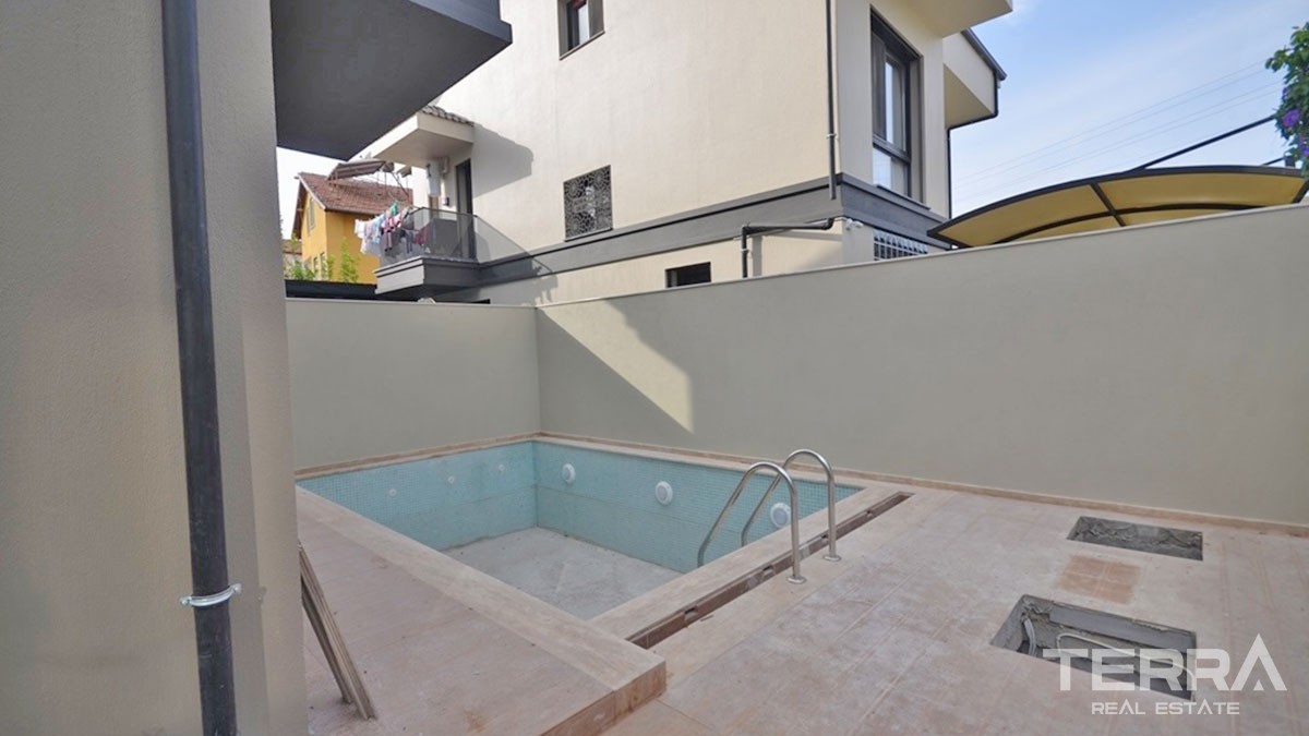 New Detached Villa with Swimming-pool for Sale in Fethiye Centre - 41173