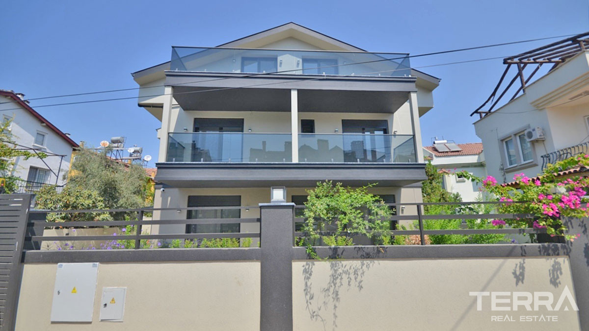 New Detached Villa with Swimming-pool for Sale in Fethiye Centre - 58326