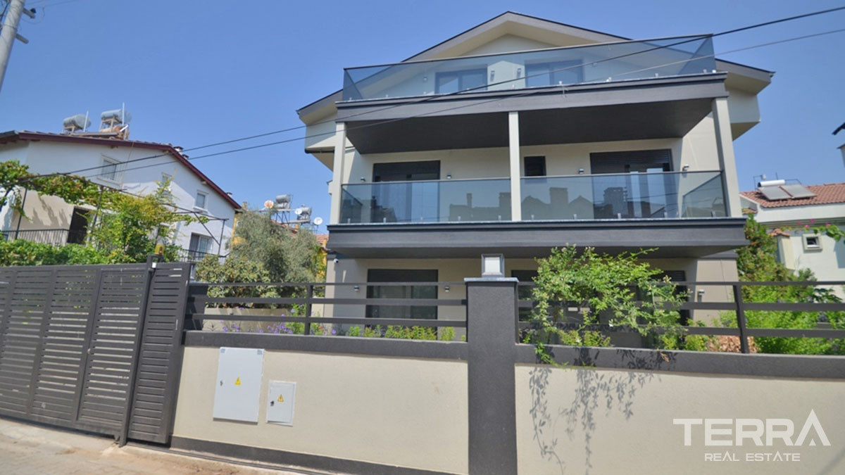 New Detached Villa with Swimming-pool for Sale in Fethiye Centre - 58328