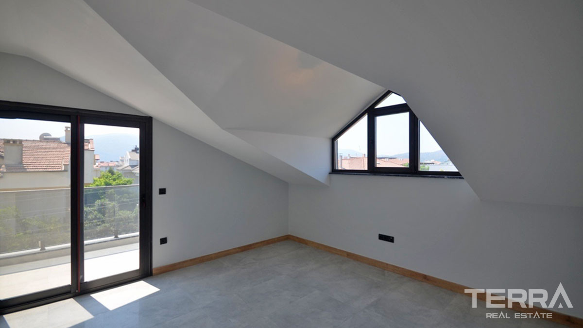 New Detached Villa with Swimming-pool for Sale in Fethiye Centre - 58352