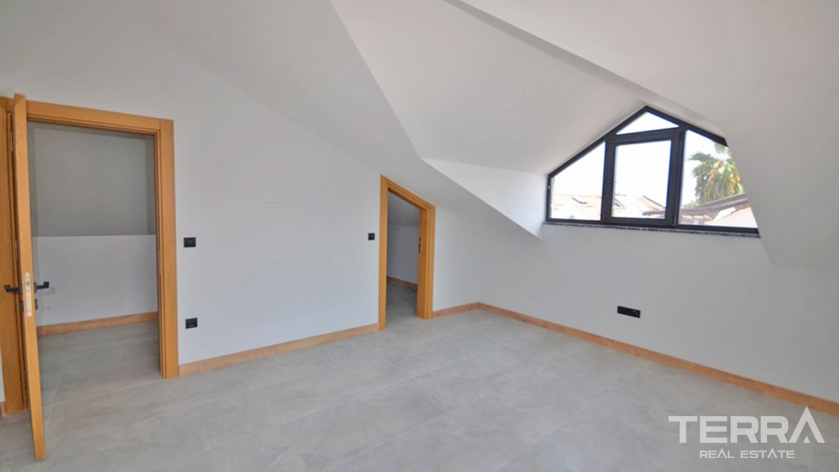 New Detached Villa with Swimming-pool for Sale in Fethiye Centre - 58353