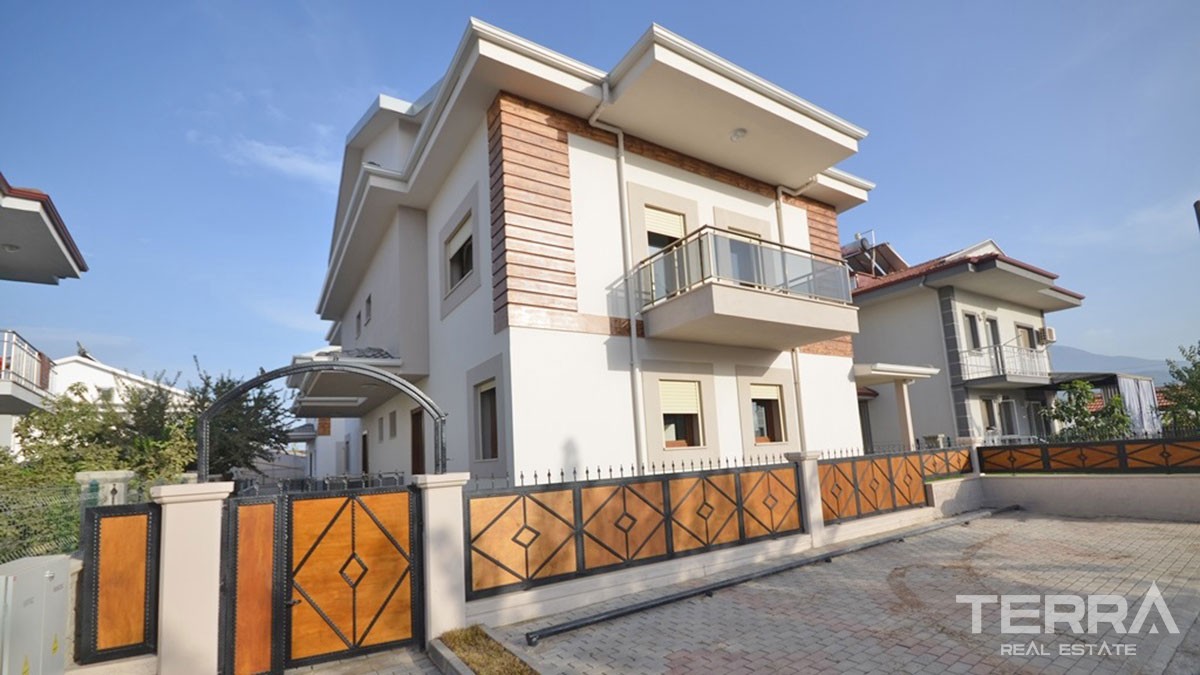 Brand-New Spacious Villa with Nice Garden for Sale in Fethiye Town - 41191