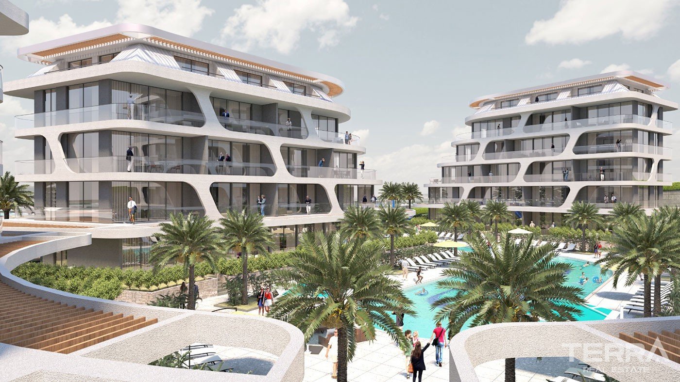 Exclusive Apartments with Rich Social Amenities for Sale in Oba Alanya