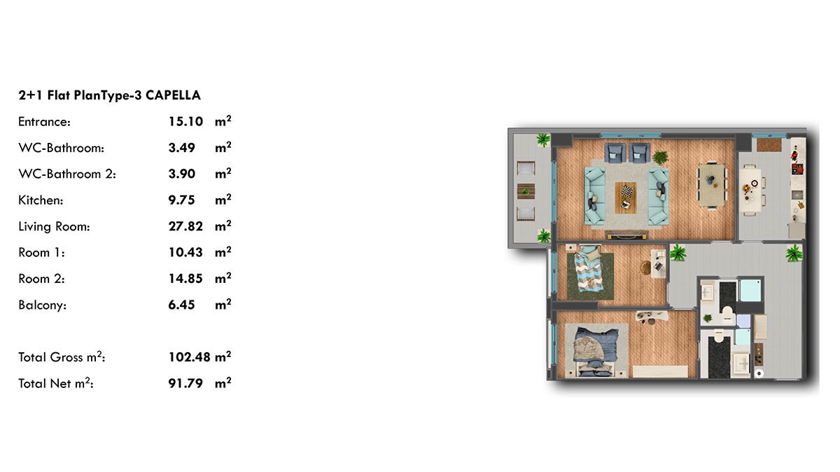 New Flats within Walking Distance to the Beach for sale in Istanbul - 41306