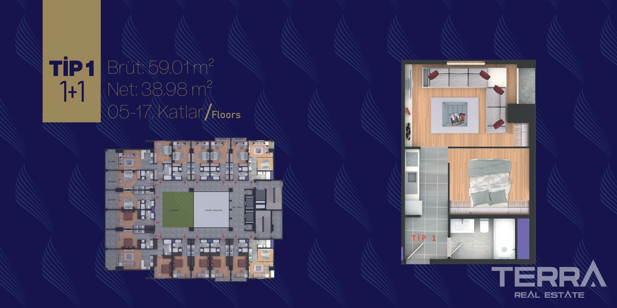New Home-Office Apartments for Sale in Büyükçekmece Istanbul - 41351