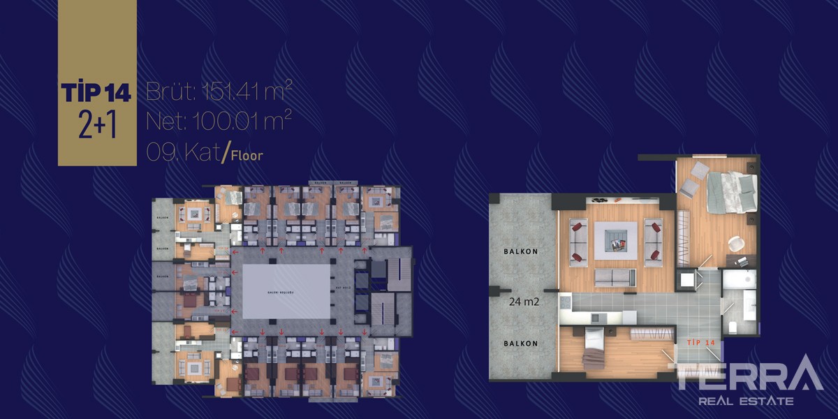 New Home-Office Apartments for Sale in Büyükçekmece Istanbul - 41356