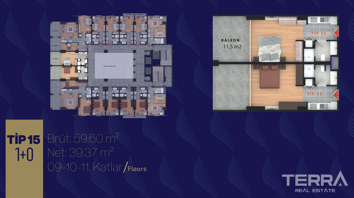 New Home-Office Apartments for Sale in Büyükçekmece Istanbul - 41359
