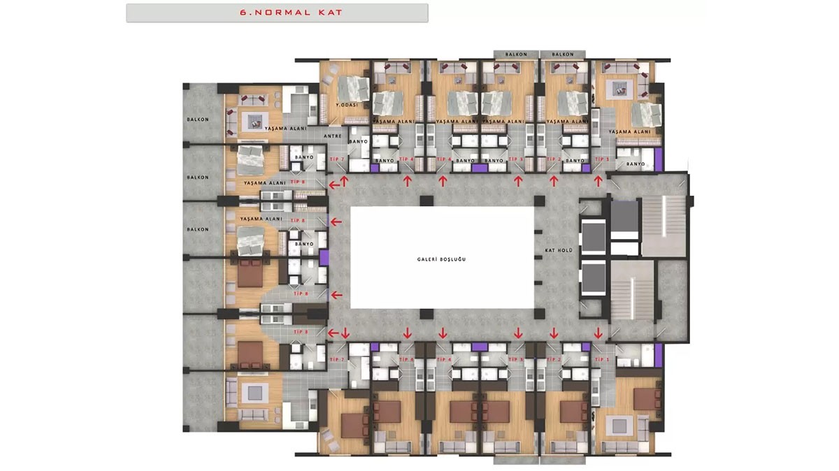 New Home-Office Apartments for Sale in Büyükçekmece Istanbul - 41361