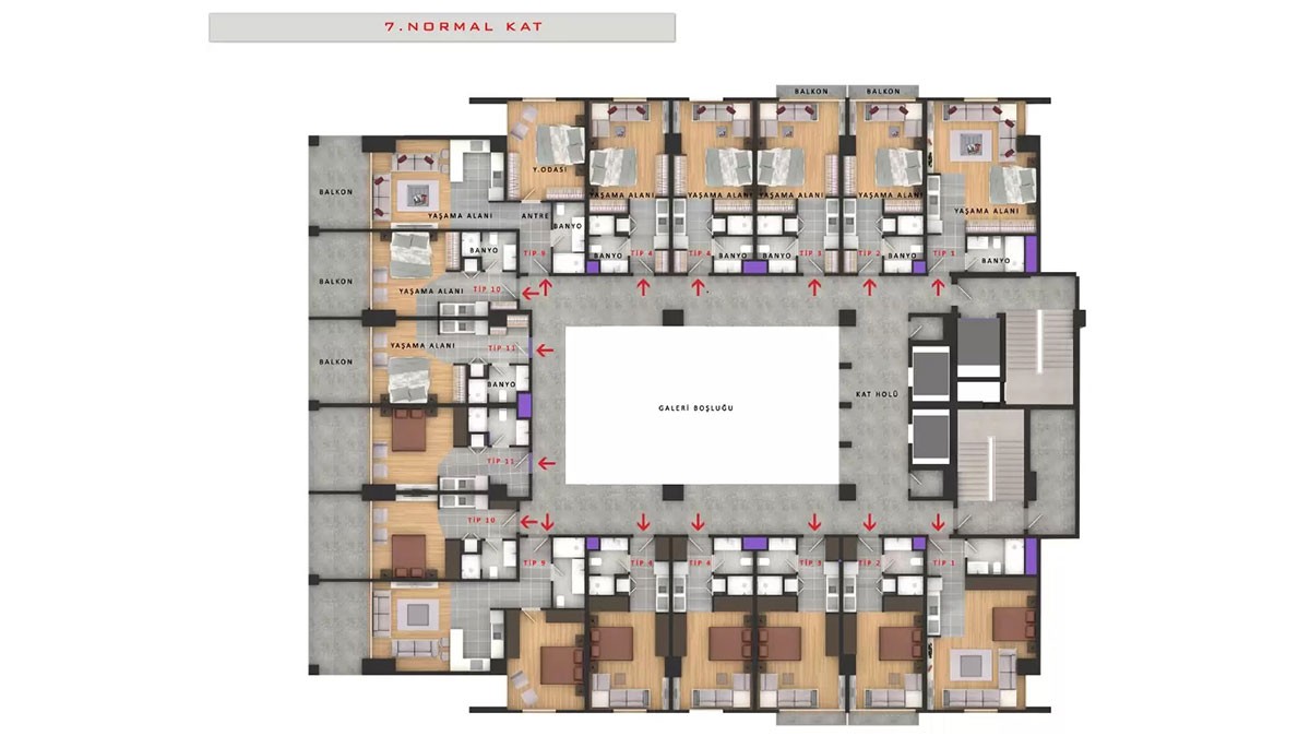 New Home-Office Apartments for Sale in Büyükçekmece Istanbul - 41362
