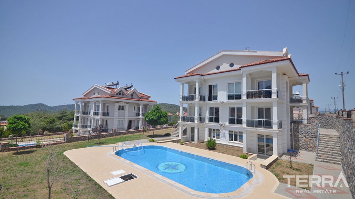 Bargain Penthouse with Shared Pool for Sale in Ovacık Fethiye - 41539