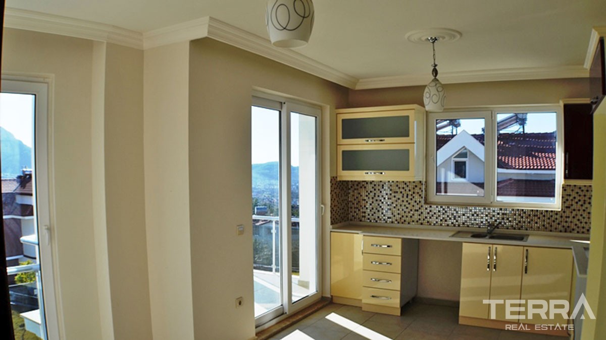 Bargain Penthouse with Shared Pool for Sale in Ovacık Fethiye - 41546