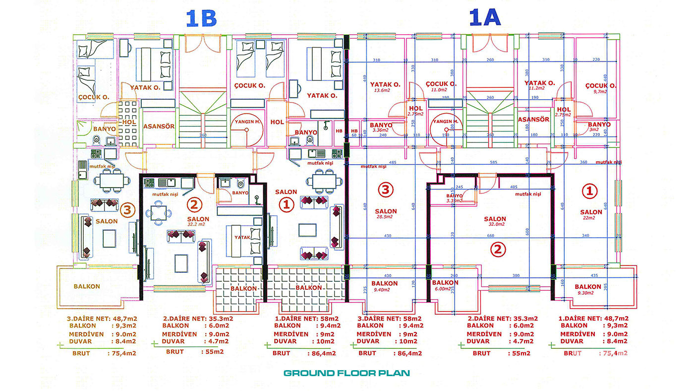 Orion City – Lejligheder til salg i Avsallar, Alanya, Tyrkiet - 104155