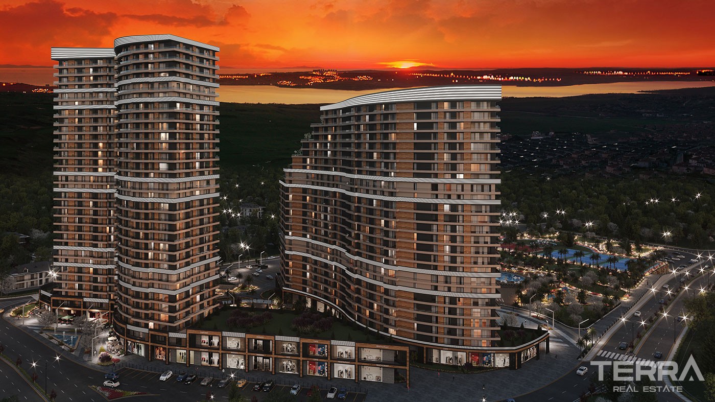 Appartements Uniques Dans Une Résidence de Luxe à Büyükçekmece - 41685