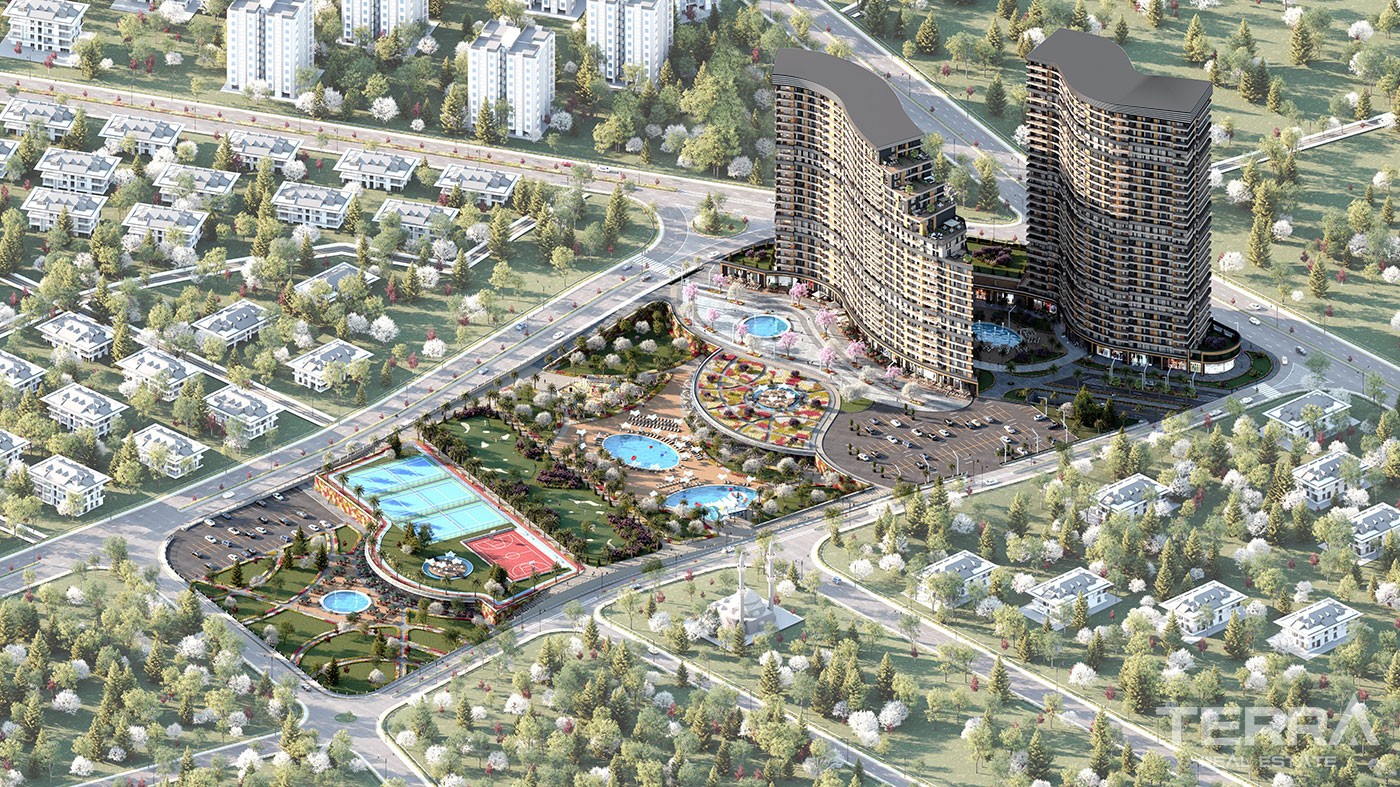Appartements Uniques Dans Une Résidence de Luxe à Büyükçekmece - 41696
