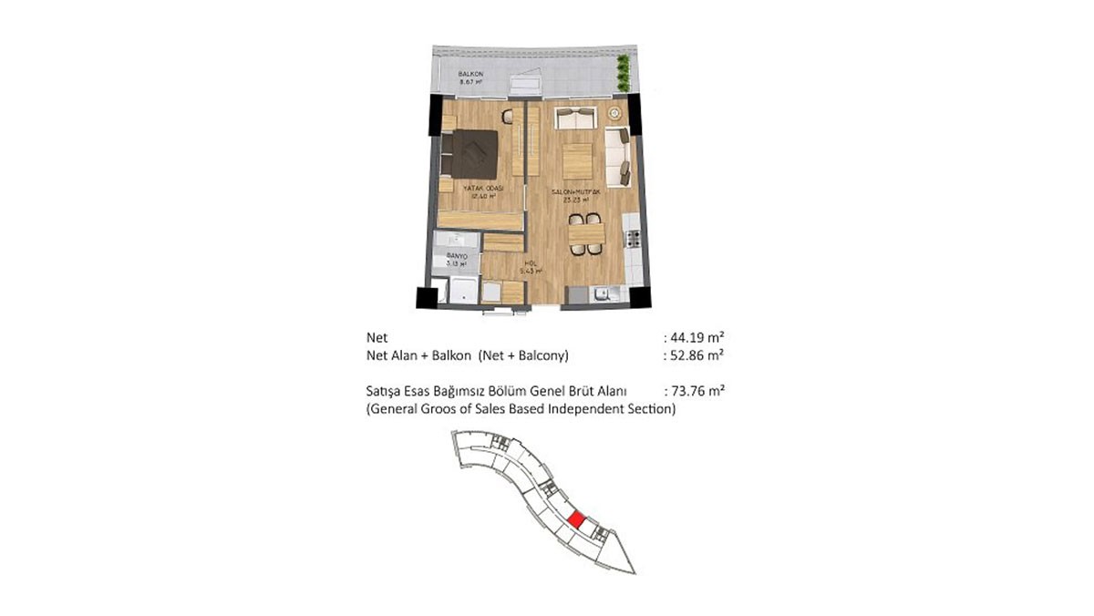Appartements Uniques Dans Une Résidence de Luxe à Büyükçekmece - 41699