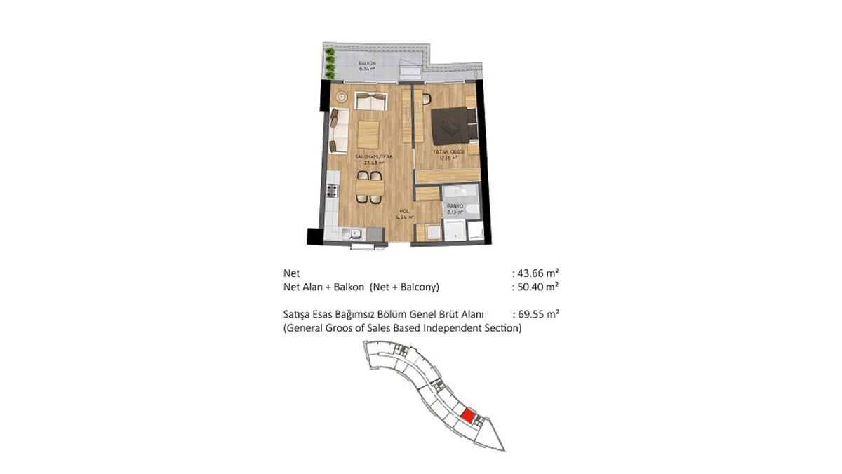 Appartements Uniques Dans Une Résidence de Luxe à Büyükçekmece - 41700