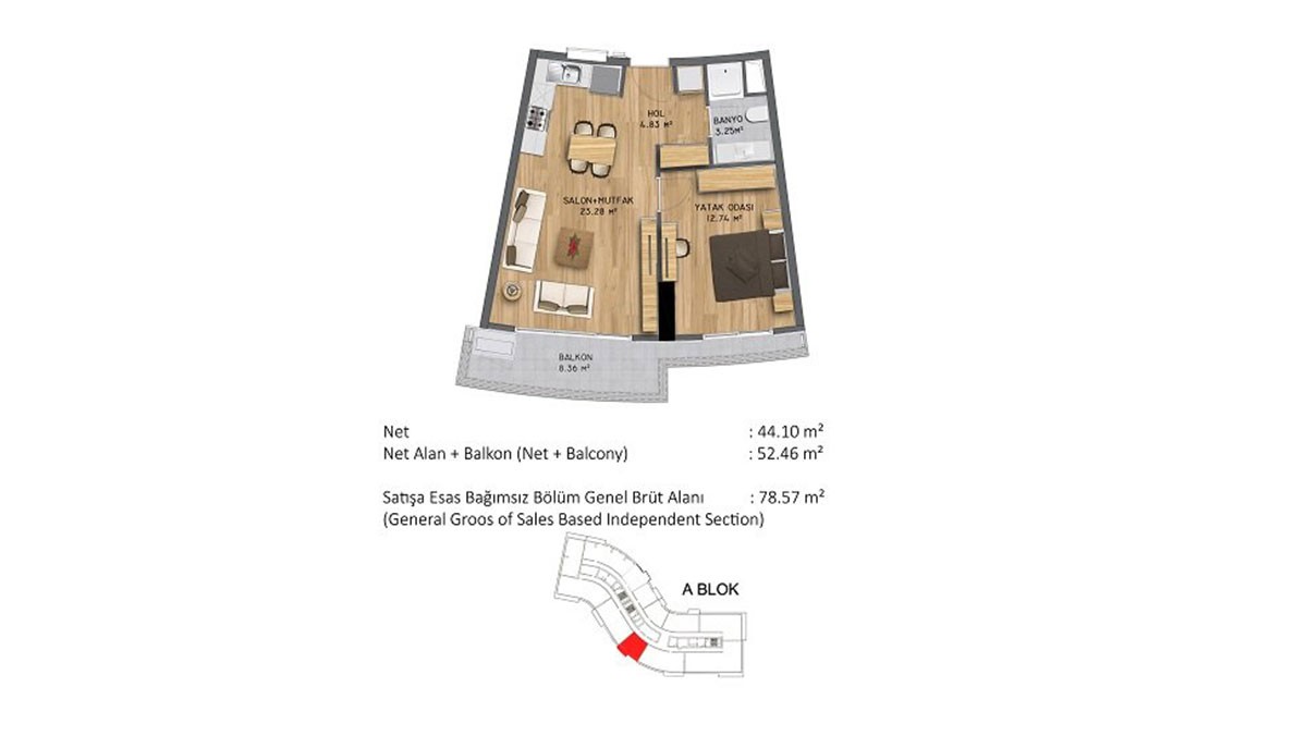 Appartements Uniques Dans Une Résidence de Luxe à Büyükçekmece - 41701