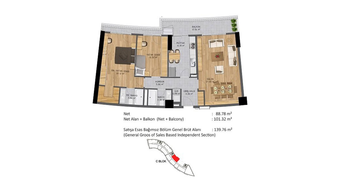 Appartements Uniques Dans Une Résidence de Luxe à Büyükçekmece - 41703